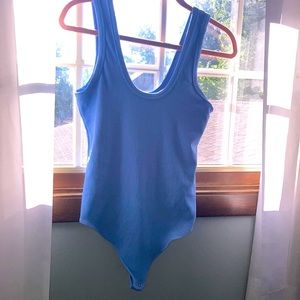 Abercrombie and Fitch scoop neck ribbed soft af snap bodysuit